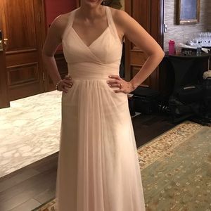 ⬇️ Monique Lhuillier size 8 light pink dress